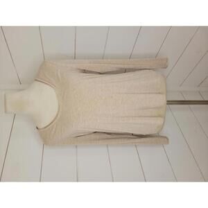 White House Black Market medium tan stretchy shirt